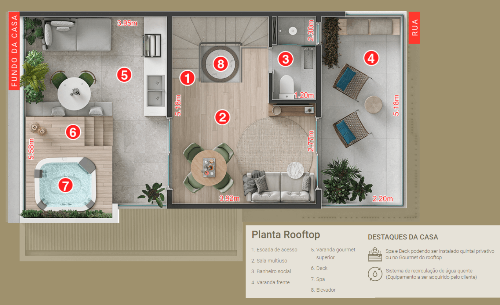 Planta - Lausanne Swiss Park Residence | Casa em Condominio | Lançamento - Massais Imóveis