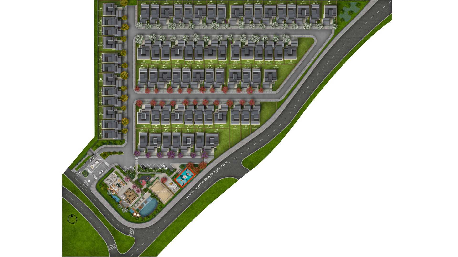 Planta - Casa Arborais - Massais Imóveis