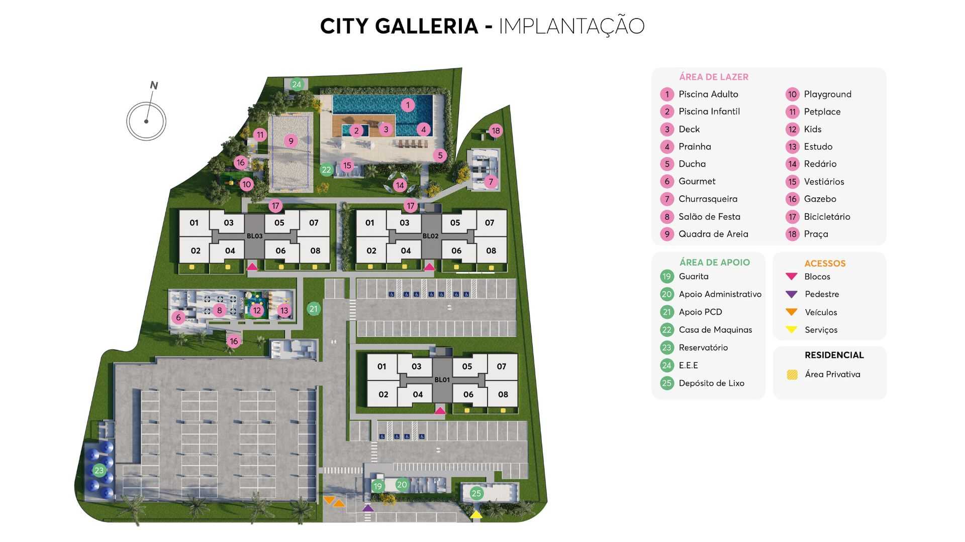 Planta - City Galleria | Apartamento em Campinas - Massais Imóveis