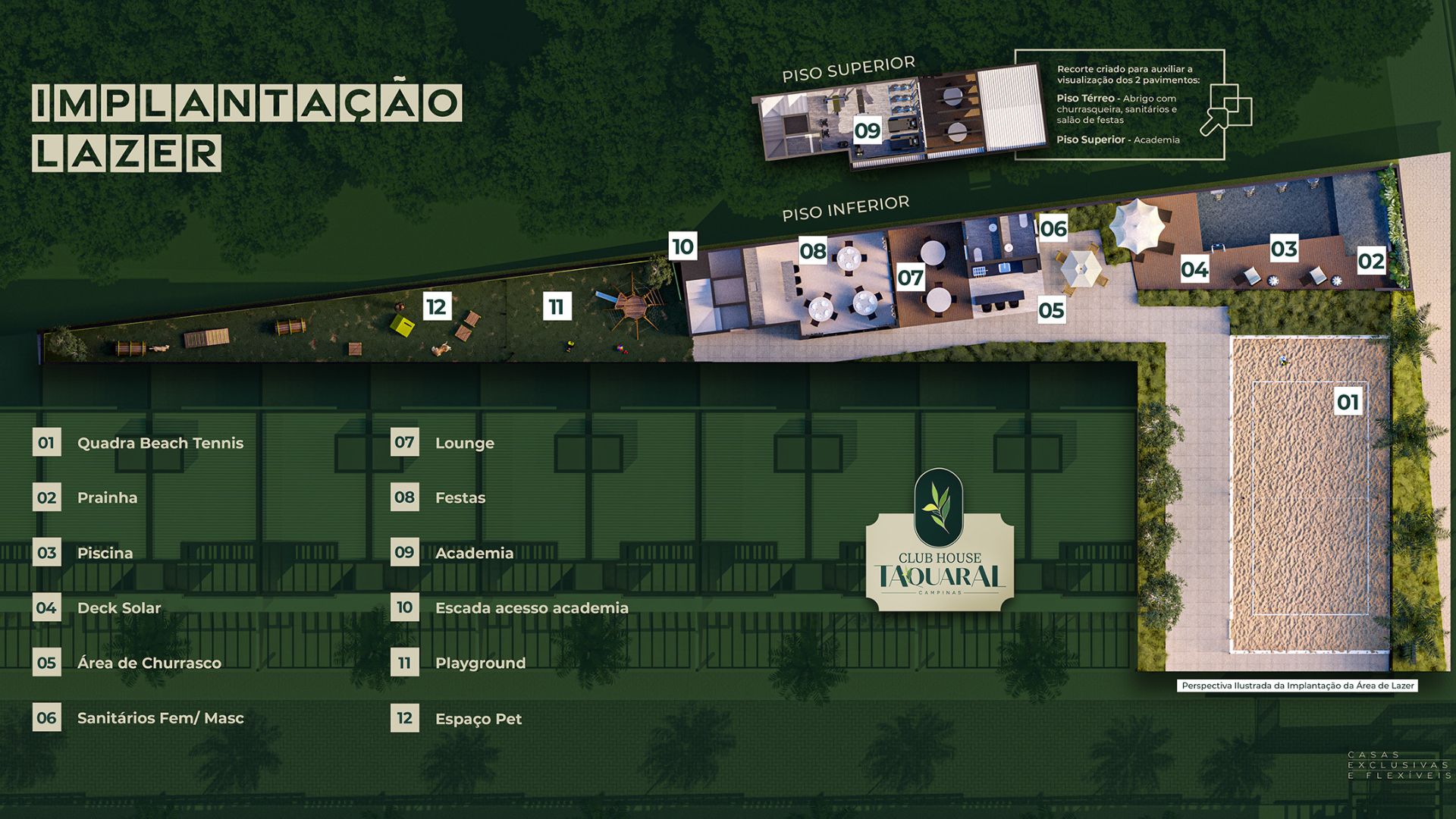 Planta - Club House Taquaral | Lançamento - Massais Imóveis