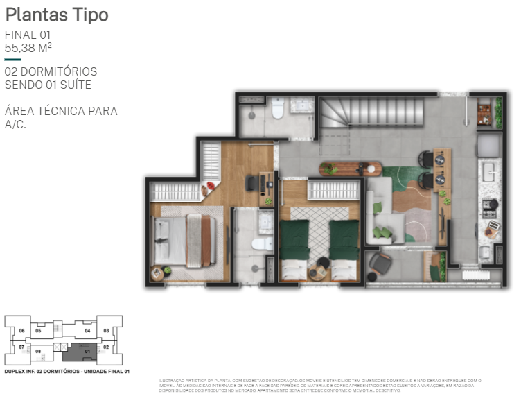 Planta - YEES | Taquaral Residence | Lancamento em campinas | Breve Lançamento - Massais Imóveis