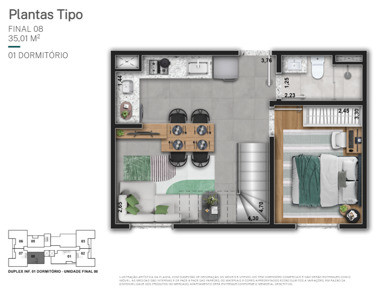 Planta - YEES | Taquaral Residence | Lancamento em campinas | Breve Lançamento - Massais Imóveis