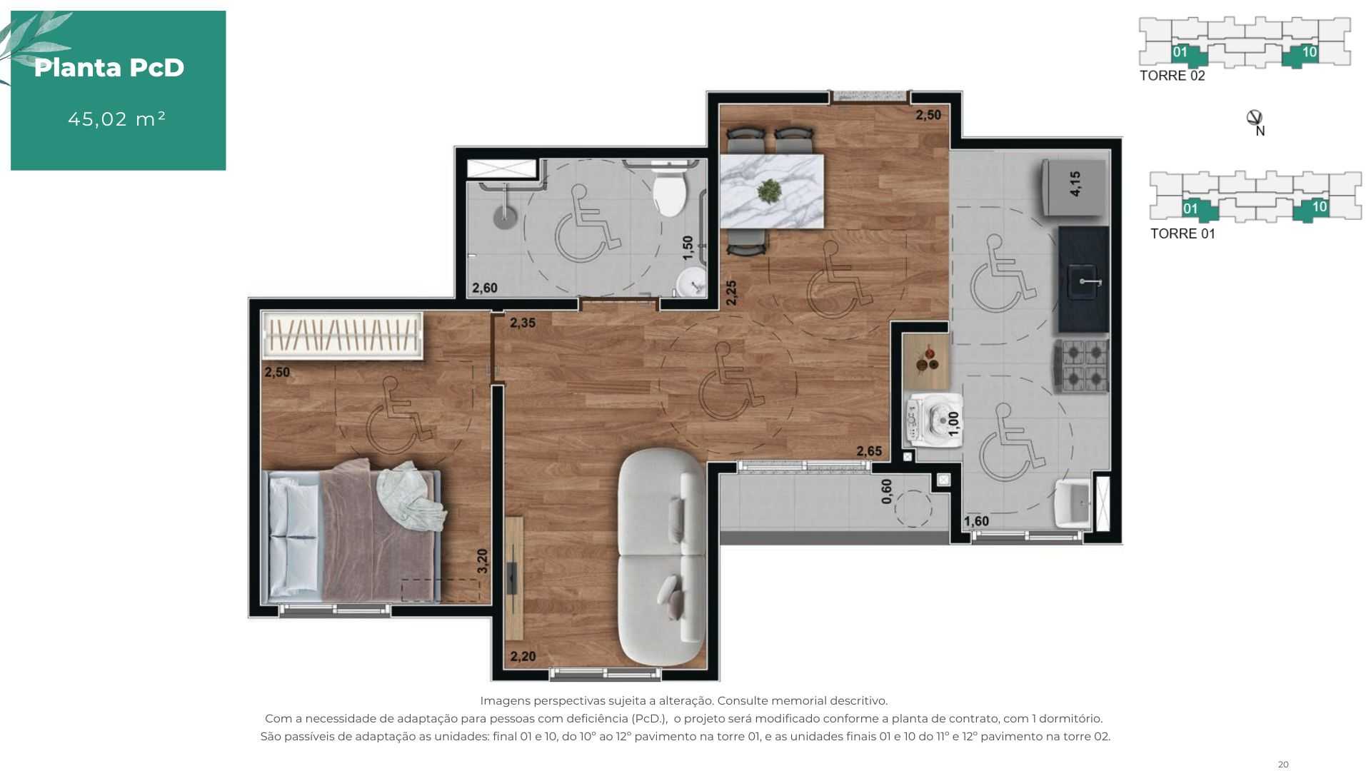 Planta - Florae Campinas Parque Jambeiro - Massais Imóveis