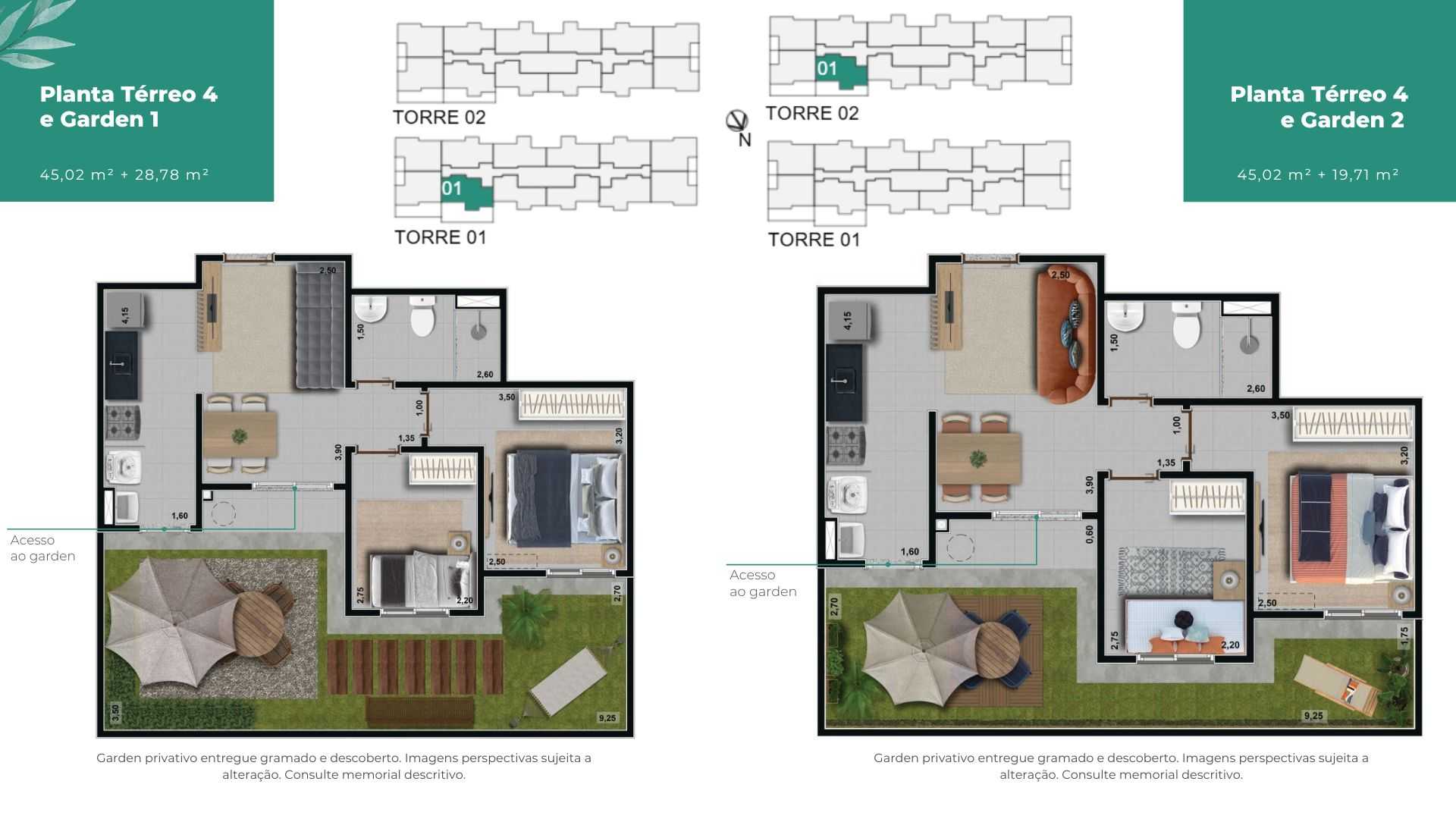 Planta - Florae Campinas Parque Jambeiro - Massais Imóveis