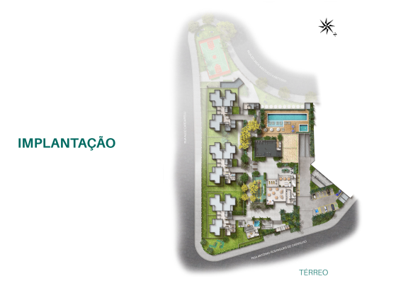 Planta - Terrace Resort Residence | Jardim Aurélia - Massais Imóveis