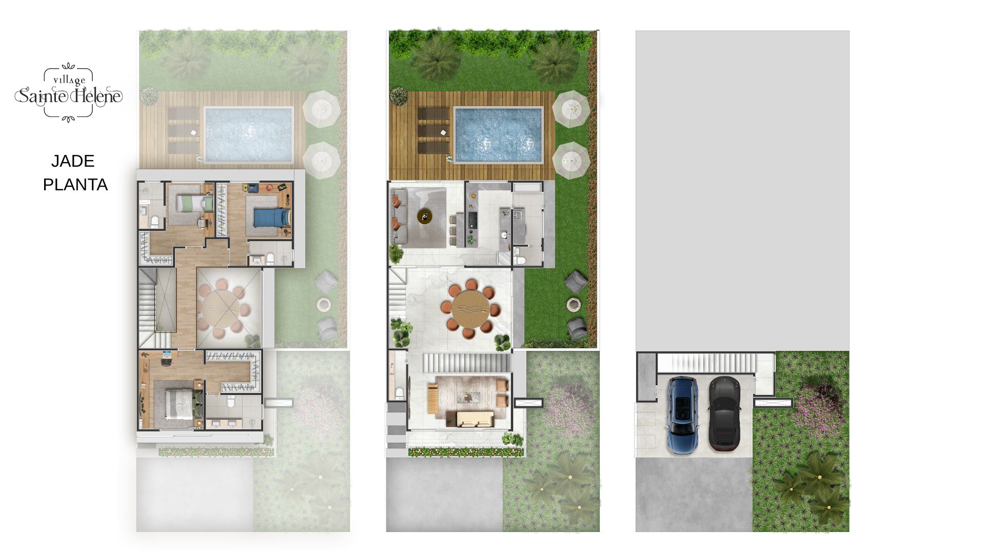 Planta - Village Sainte Helene | Casa em Condominio - Massais Imóveis