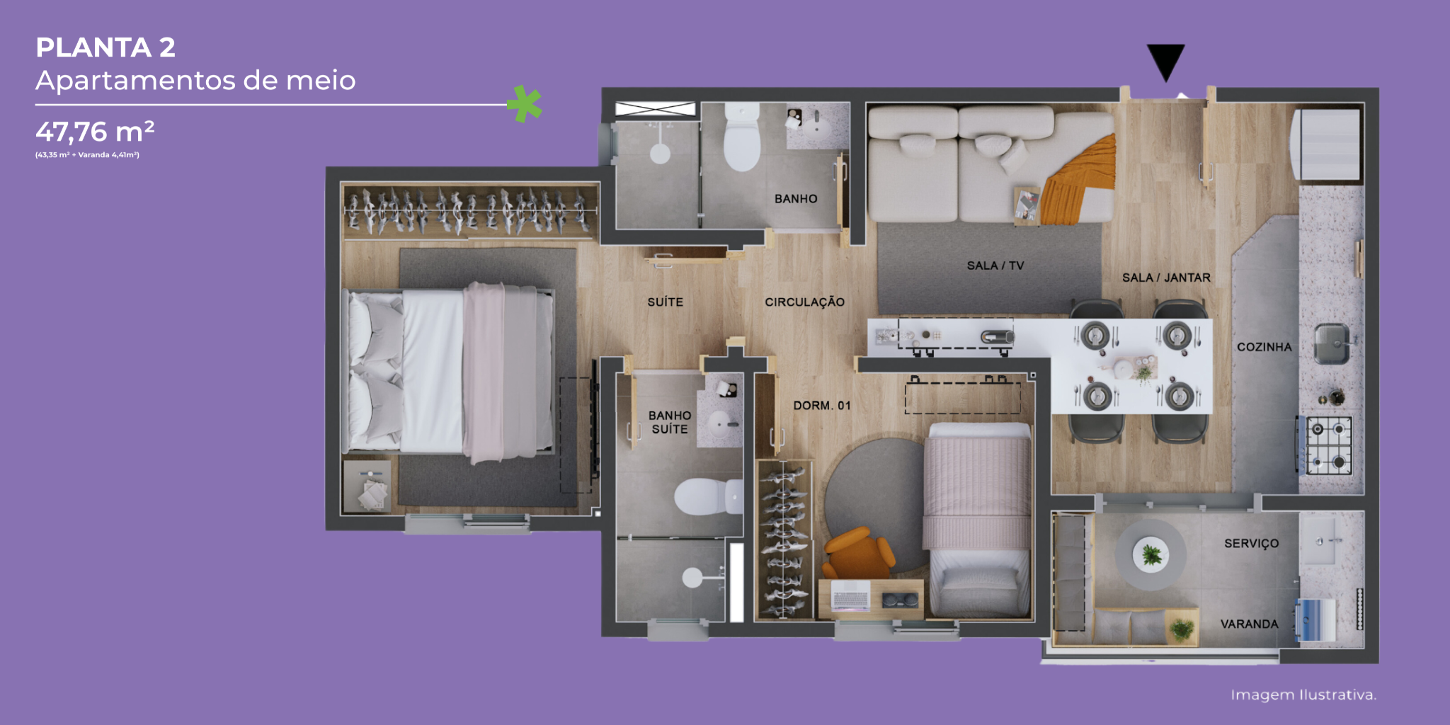 Planta - LIV MANSÕES | Lançamento - Massais Imóveis