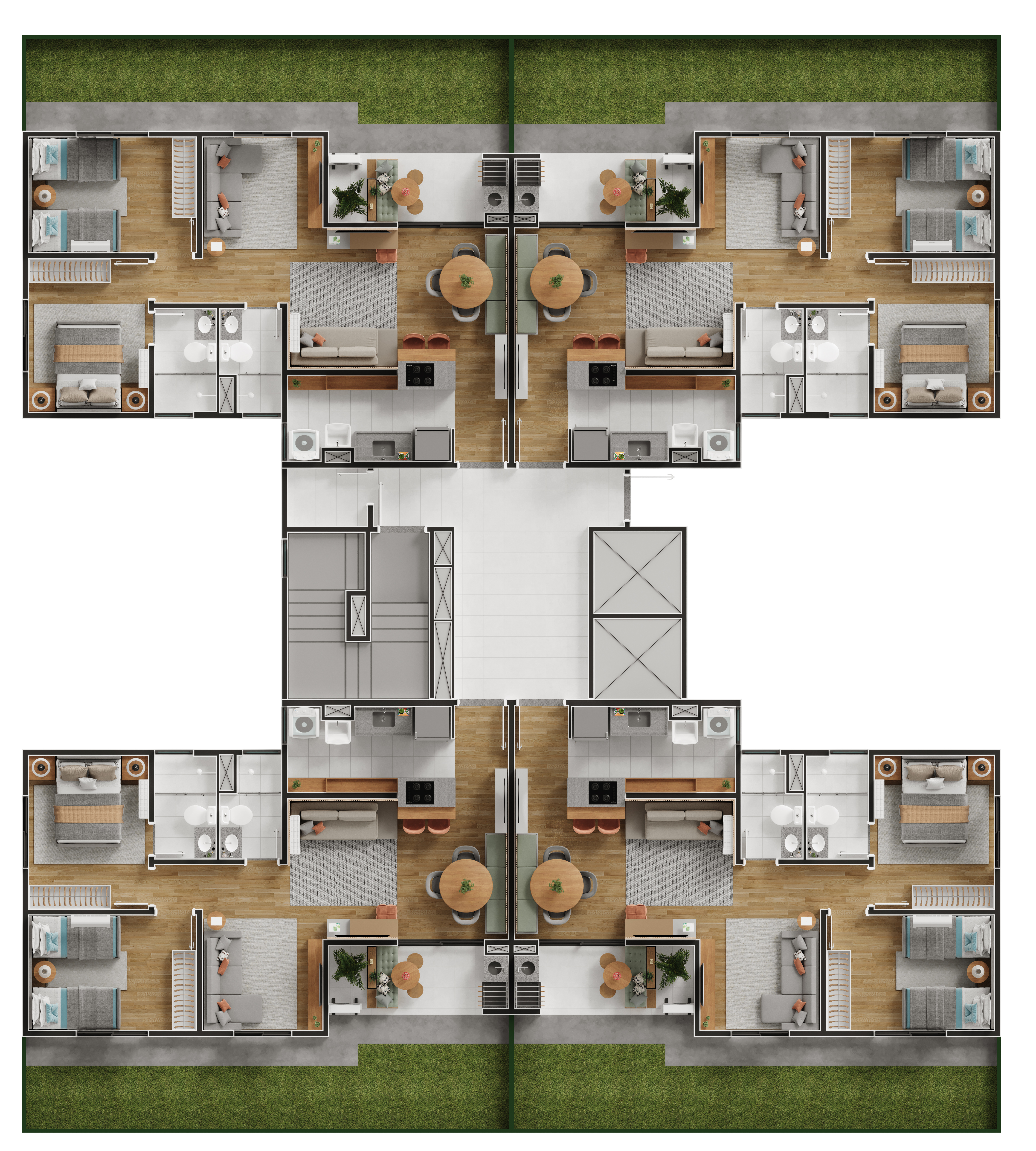 Planta - HM Maxi Bonfim Campinas - Massais Imóveis