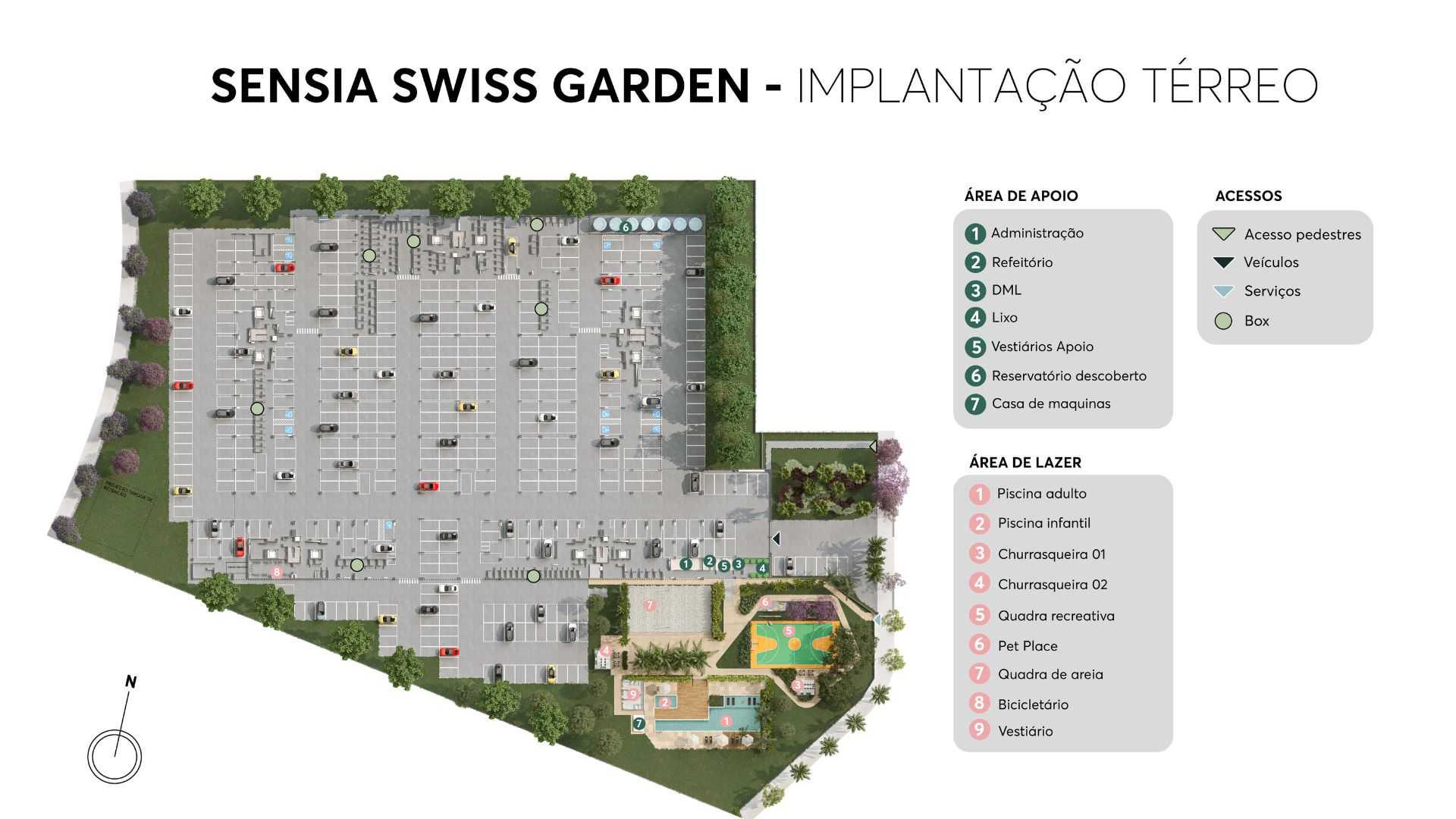 Planta - Sensia Swiss Garden | Swiss Park | Campinas - Massais Imóveis