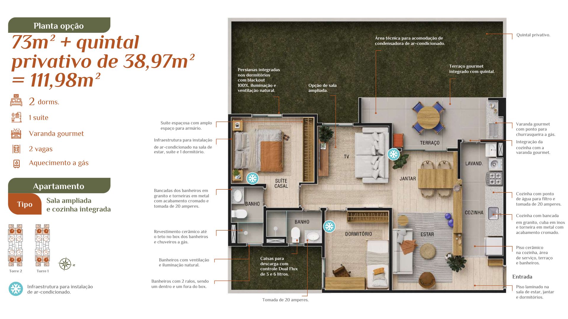 Planta - SENSIA Parque Prado - Massais Imóveis