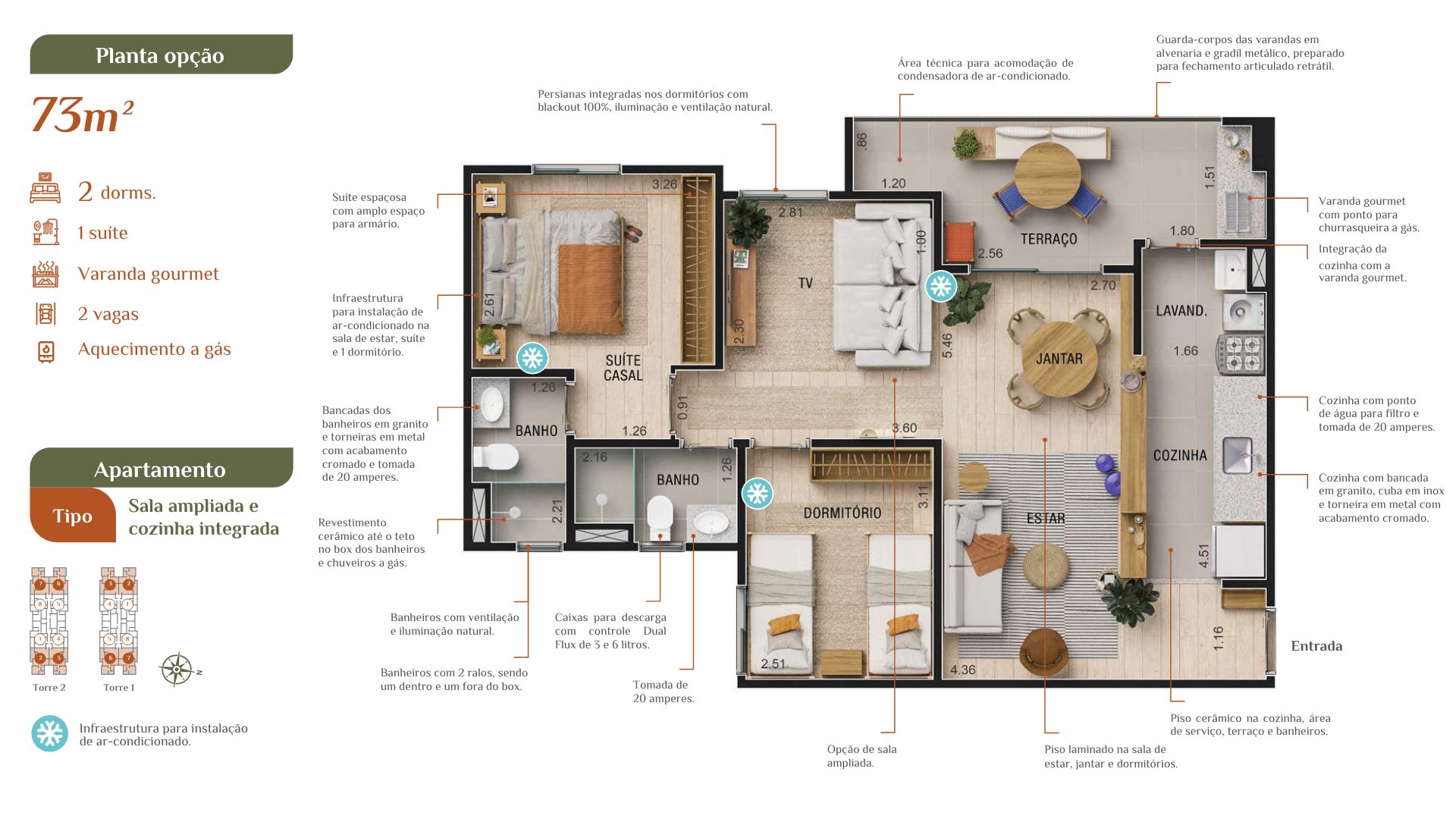 Planta - SENSIA Parque Prado - Massais Imóveis