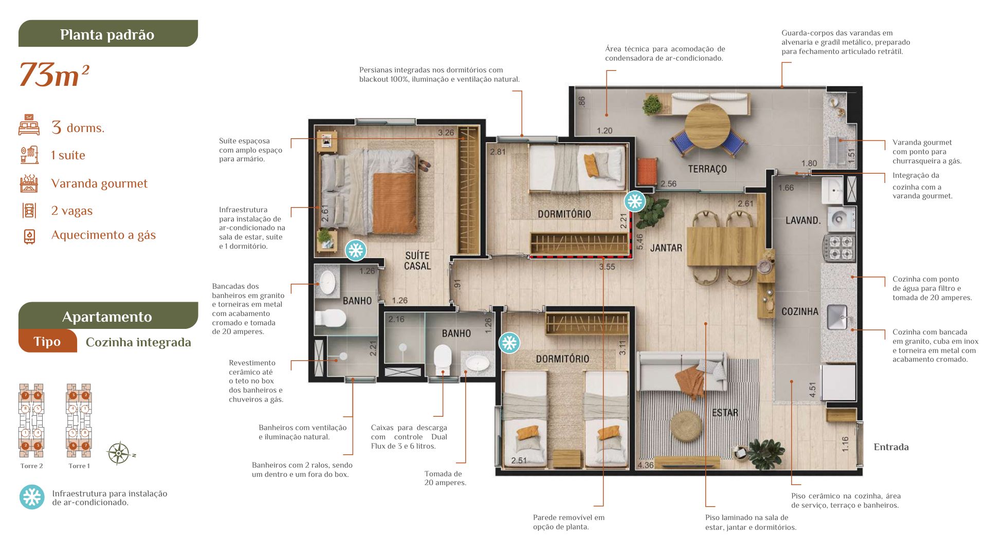 Planta - SENSIA Parque Prado - Massais Imóveis